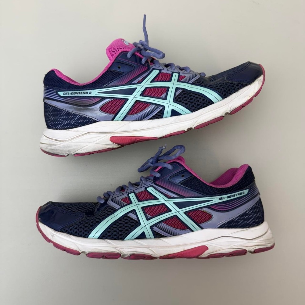 Asics Womens Gel-Contend 3 Running Shoes Purple-Pink Size US 10